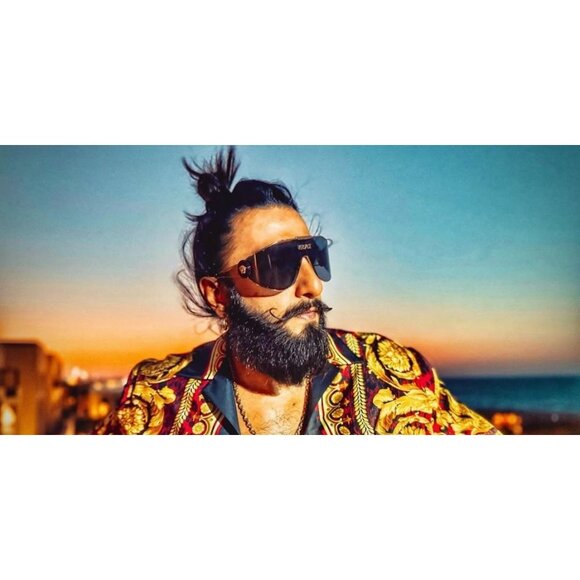 New VERSACE Gold Shield VE2268 1002/87 Sunglasses Women - Picture 5 of 8